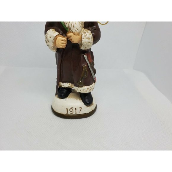 Vintage 1986 Christmas Reproduction Inc 1917 Santa Clause Ornament Made In Korea - Picture 5 of 12